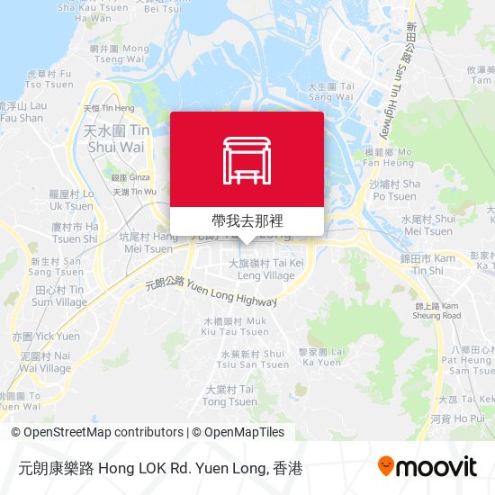 元朗康樂路 Hong LOK Rd. Yuen Long地圖