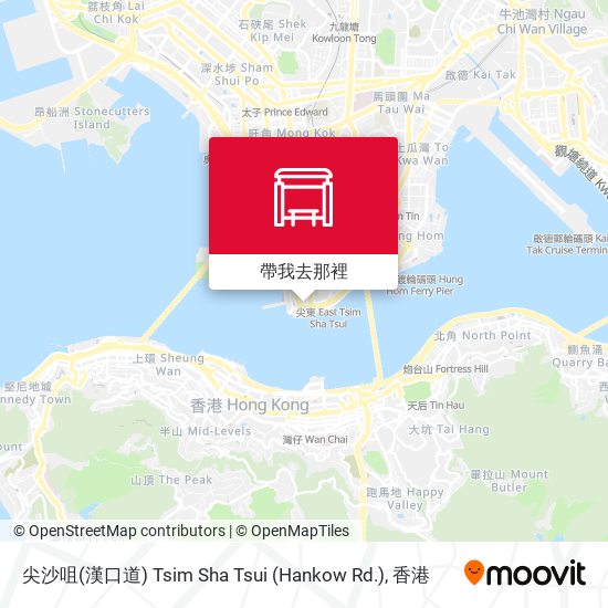尖沙咀(漢口道) Tsim Sha Tsui (Hankow Rd.)地圖