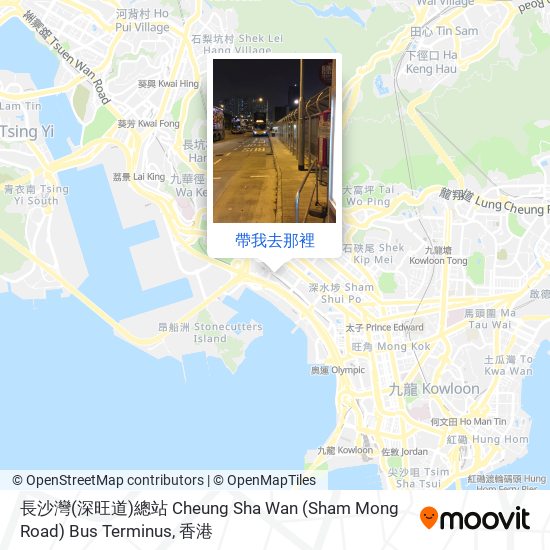 長沙灣(深旺道)總站 Cheung Sha Wan (Sham Mong Road) Bus Terminus地圖