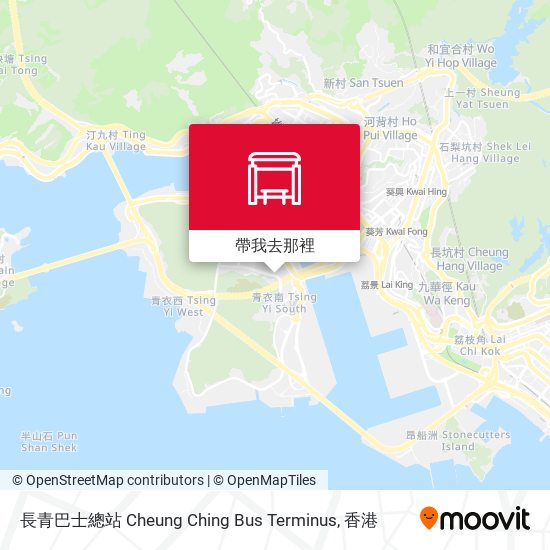長青巴士總站 Cheung Ching Bus Terminus地圖
