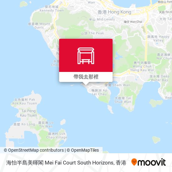 海怡半島美暉閣 Mei Fai Court South Horizons地圖