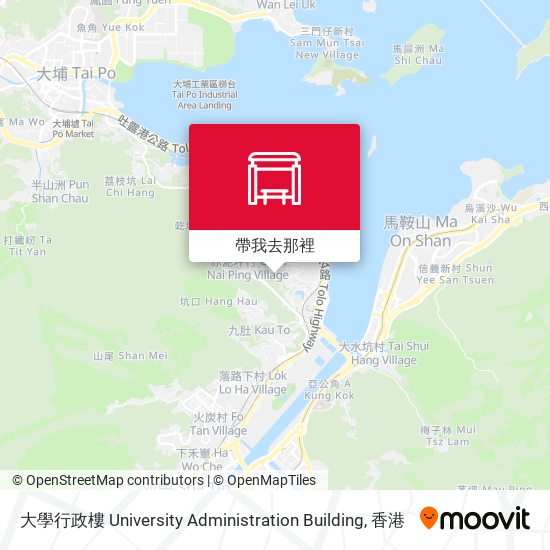 大學行政樓 University Administration Building地圖