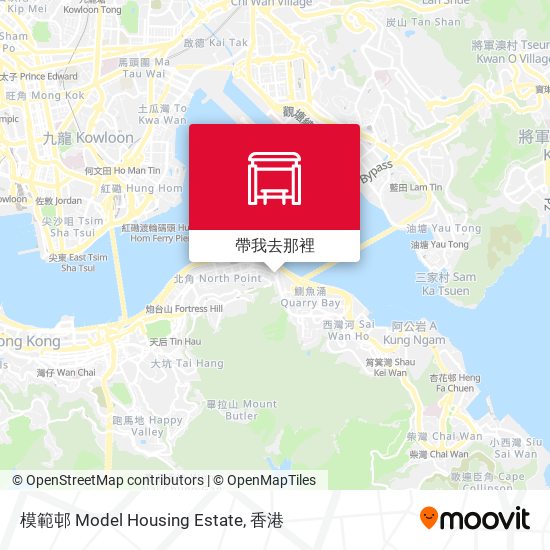 模範邨 Model Housing Estate地圖