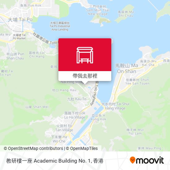 教研樓一座 Academic Building No. 1地圖