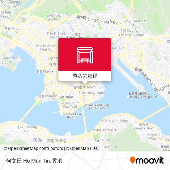 何文田 Ho Man Tin地圖