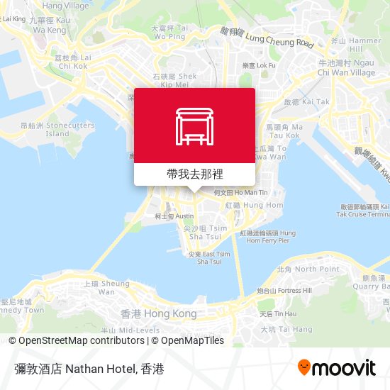 彌敦酒店 Nathan Hotel地圖