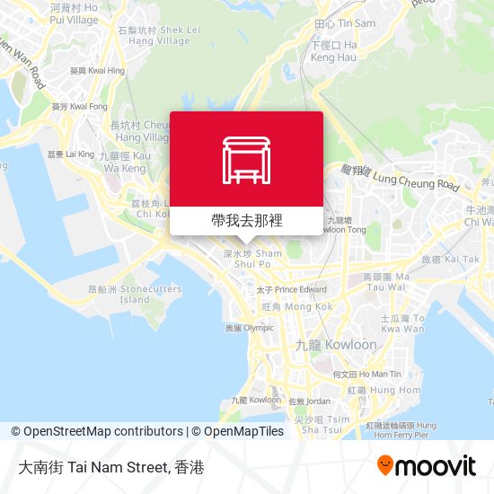 大南街 Tai Nam Street地圖