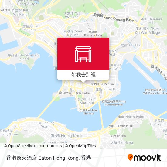 香港逸東酒店 Eaton Hong Kong地圖