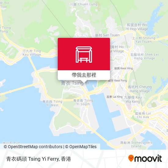 青衣碼頭 Tsing Yi Ferry地圖