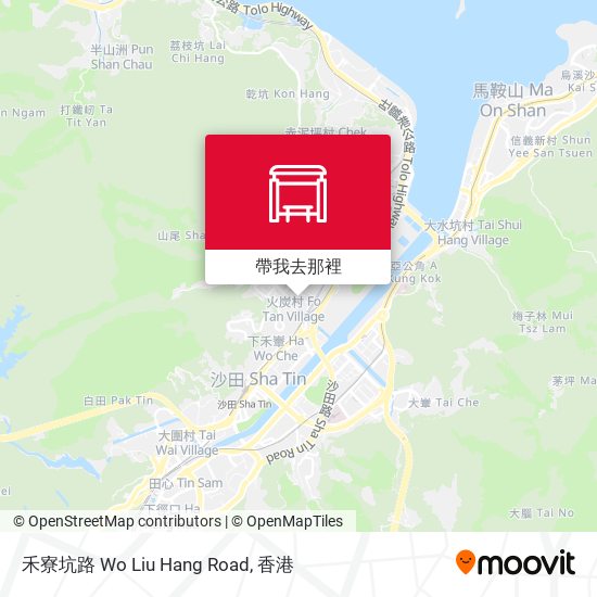 禾寮坑路 Wo Liu Hang Road地圖