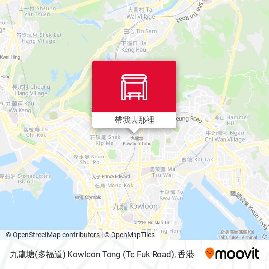 九龍塘(多福道) Kowloon Tong (To Fuk Road)地圖