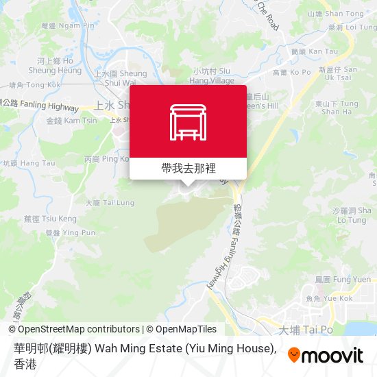 華明邨(耀明樓) Wah Ming Estate (Yiu Ming House)地圖