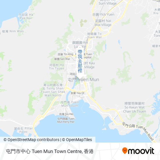 屯門市中心 Tuen Mun Town Centre地圖