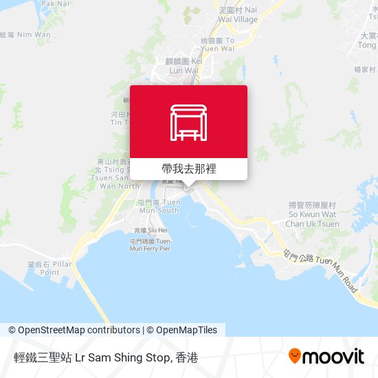 輕鐵三聖站 Lr Sam Shing Stop地圖
