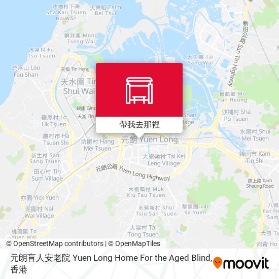 元朗盲人安老院 Yuen Long Home For the Aged Blind地圖