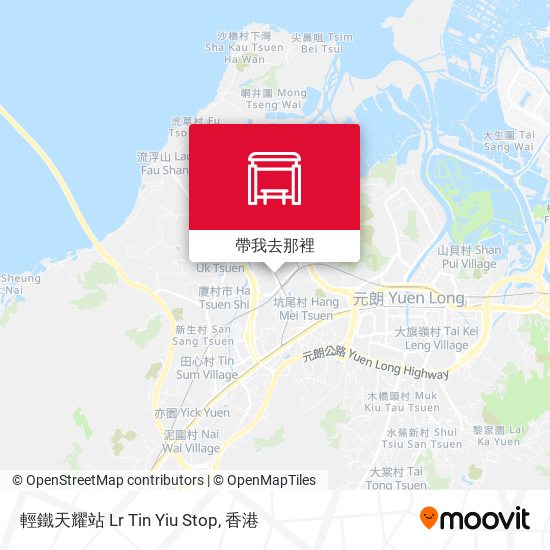 輕鐵天耀站 Lr Tin Yiu Stop地圖