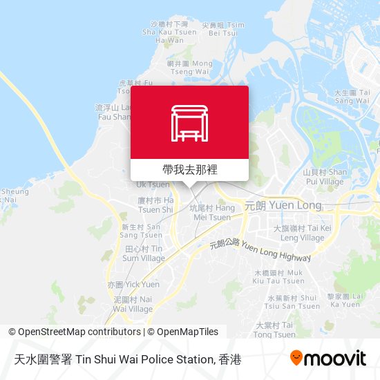 天水圍警署 Tin Shui Wai Police Station地圖