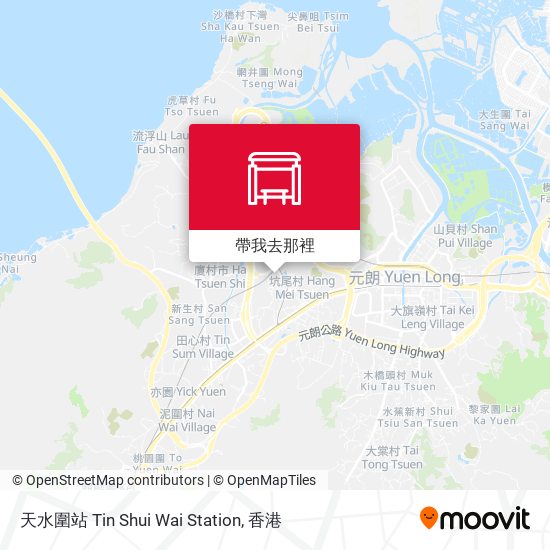 天水圍站 Tin Shui Wai Station地圖
