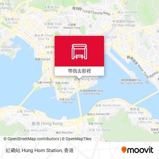 紅磡站 Hung Hom Station地圖