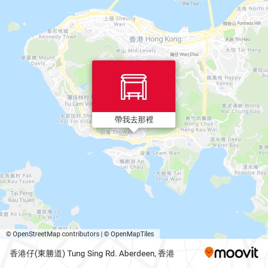 香港仔(東勝道) Tung Sing Rd. Aberdeen地圖
