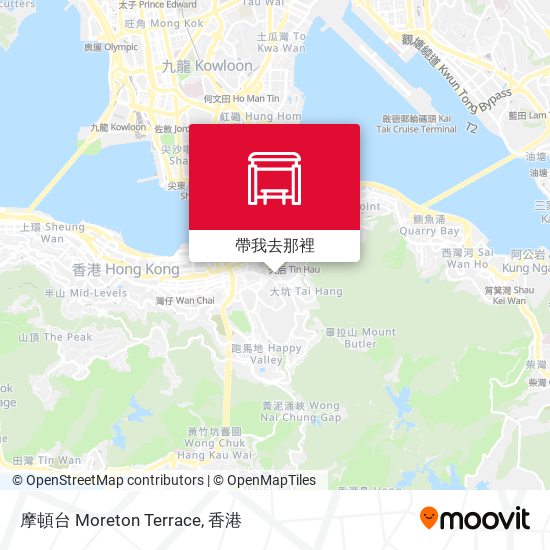 摩頓台 Moreton Terrace地圖