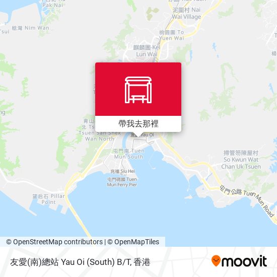 友愛(南)總站 Yau Oi (South) B/T地圖