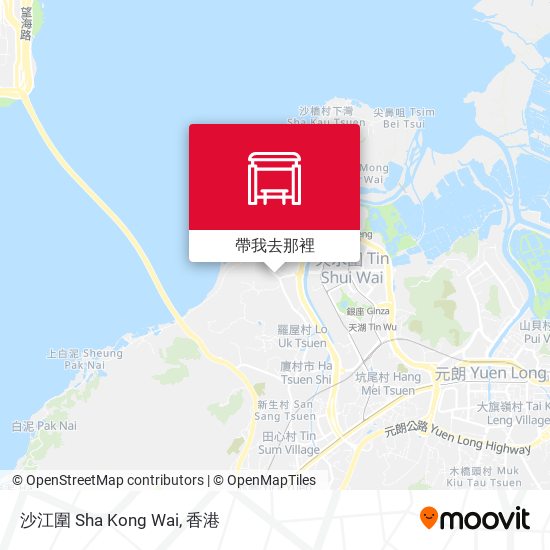 沙江圍 Sha Kong Wai地圖