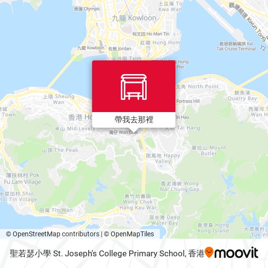 聖若瑟小學 St. Joseph's College Primary School地圖