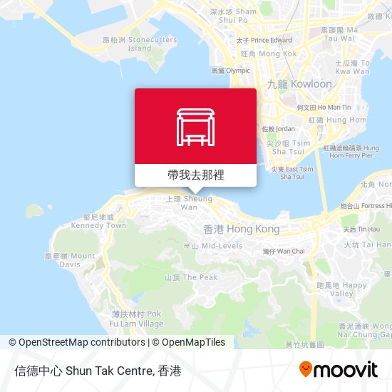 信德中心 Shun Tak Centre地圖