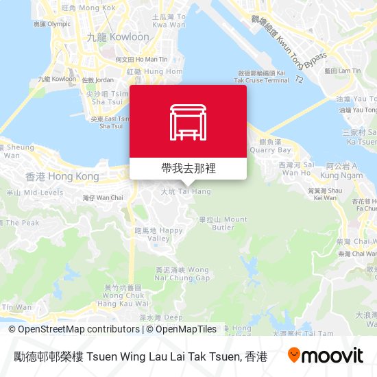 勵德邨邨榮樓 Tsuen Wing Lau Lai Tak Tsuen地圖
