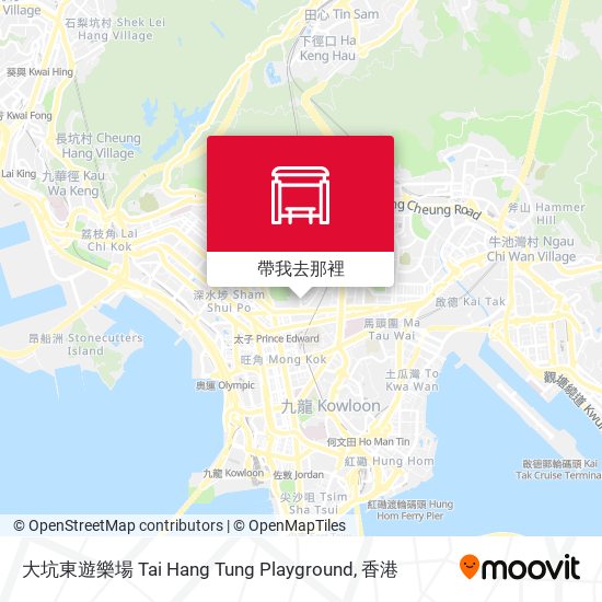 大坑東遊樂場 Tai Hang Tung Playground地圖