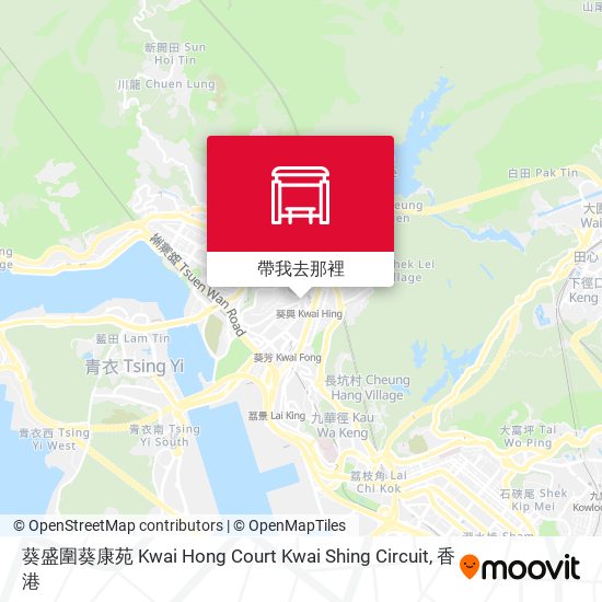 葵盛圍葵康苑 Kwai Hong Court Kwai Shing Circuit地圖