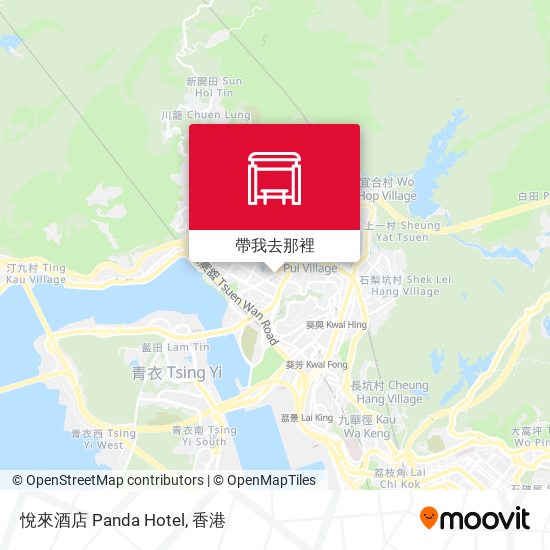 悅來酒店 Panda Hotel地圖
