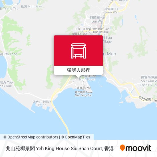 兆山苑椰景閣 Yeh King House Siu Shan Court地圖