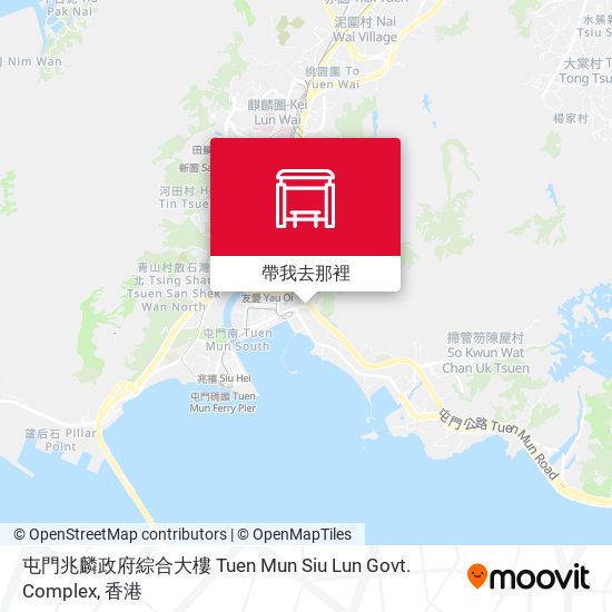 屯門兆麟政府綜合大樓 Tuen Mun Siu Lun Govt. Complex地圖