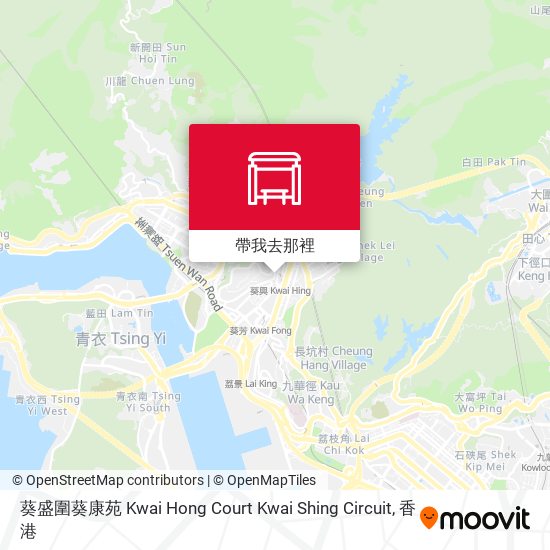 葵盛圍葵康苑 Kwai Hong Court Kwai Shing Circuit地圖