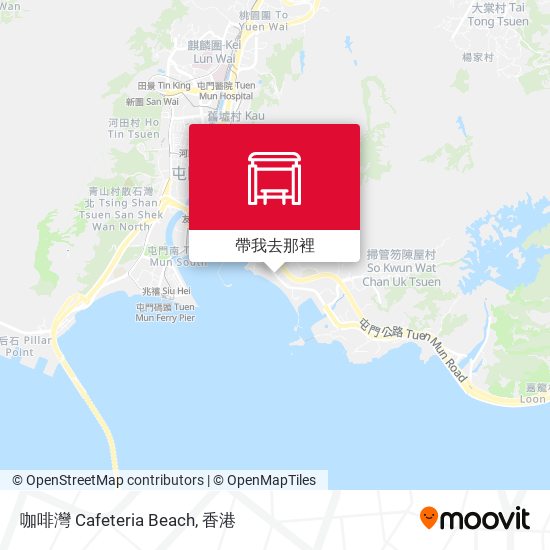 咖啡灣 Cafeteria Beach地圖