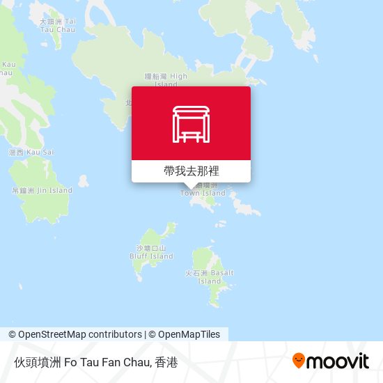 伙頭墳洲 Fo Tau Fan Chau地圖