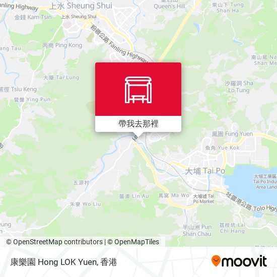康樂園 Hong LOK Yuen地圖