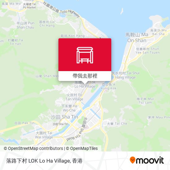 落路下村 LOK Lo Ha Village地圖