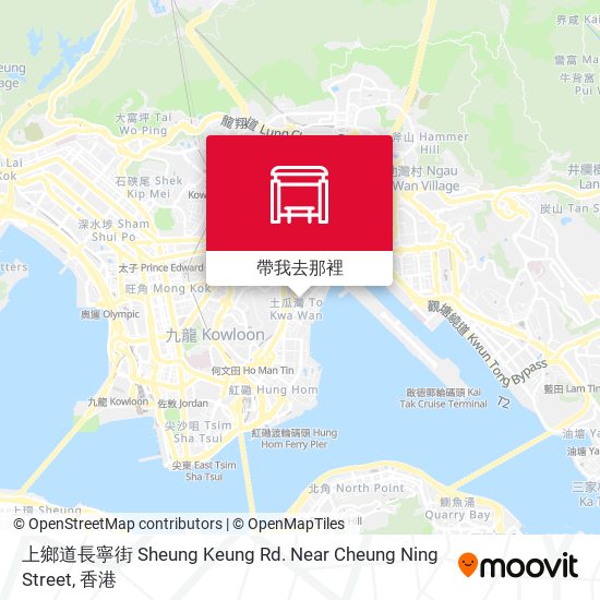 上鄉道長寧街 Sheung Keung Rd. Near Cheung Ning Street地圖
