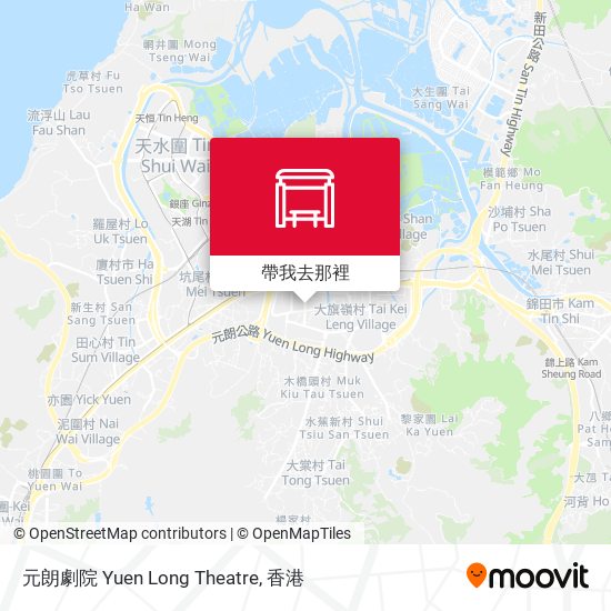 元朗劇院 Yuen Long Theatre地圖