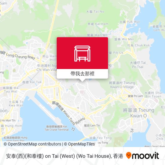 安泰(西)(和泰樓) on Tai (West) (Wo Tai House)地圖