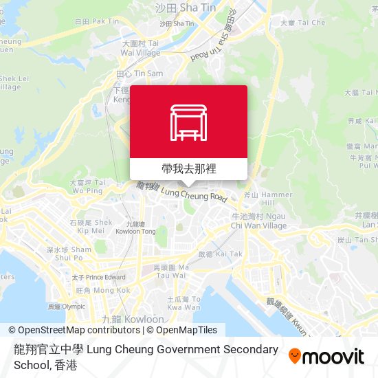 龍翔官立中學 Lung Cheung Government Secondary School地圖