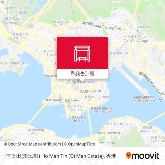 何文田(愛民邨) Ho Man Tin (Oi Man Estate)地圖