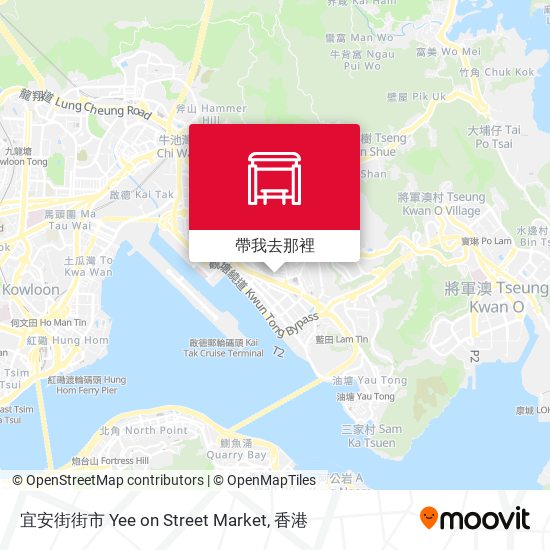 宜安街街市 Yee on Street Market地圖