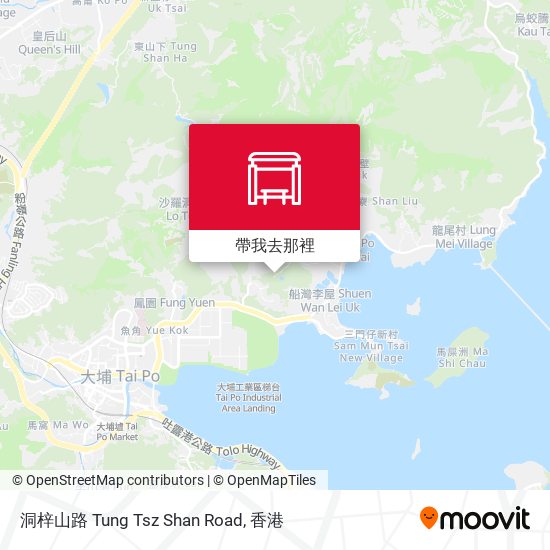 洞梓山路 Tung Tsz Shan Road地圖