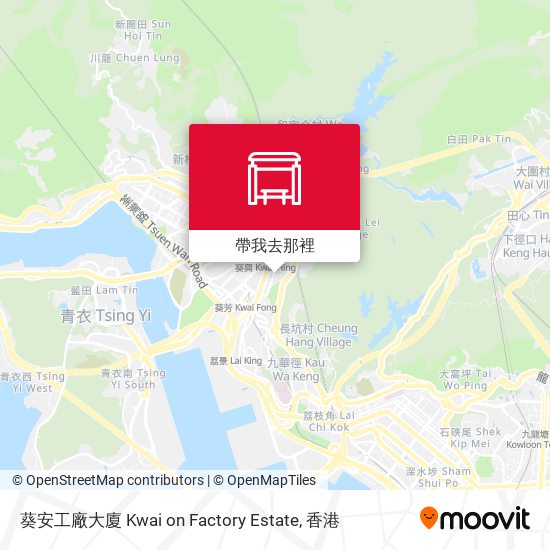 葵安工廠大廈 Kwai on Factory Estate地圖