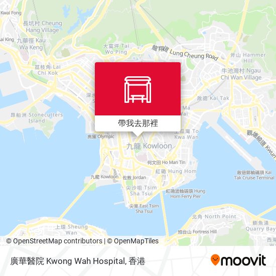 廣華醫院 Kwong Wah Hospital地圖