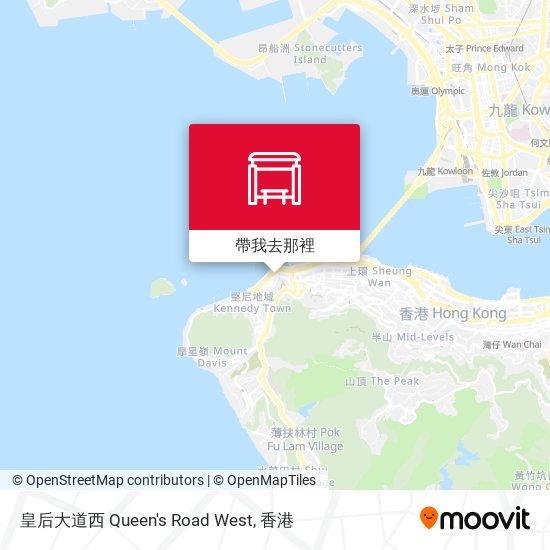 皇后大道西 Queen's Road West地圖